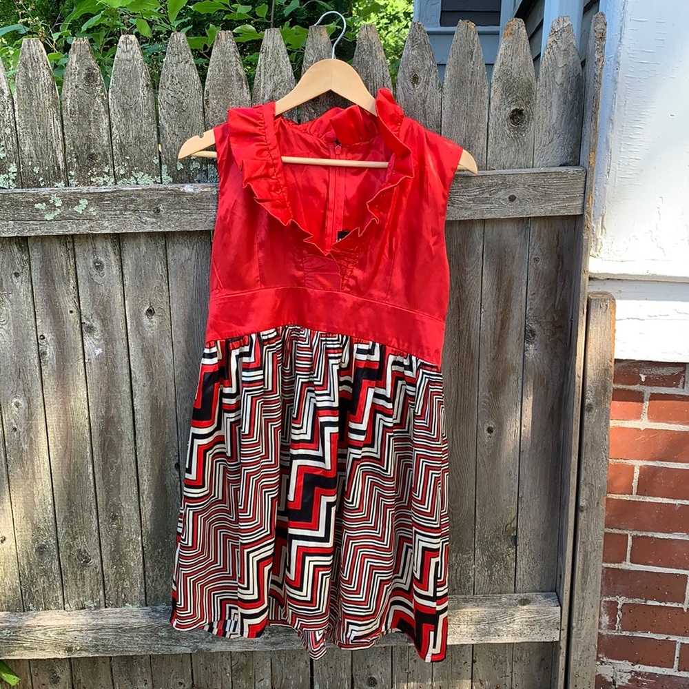 Franny for Ron Herman size small retro dress vibtage twiggy 60s 70s